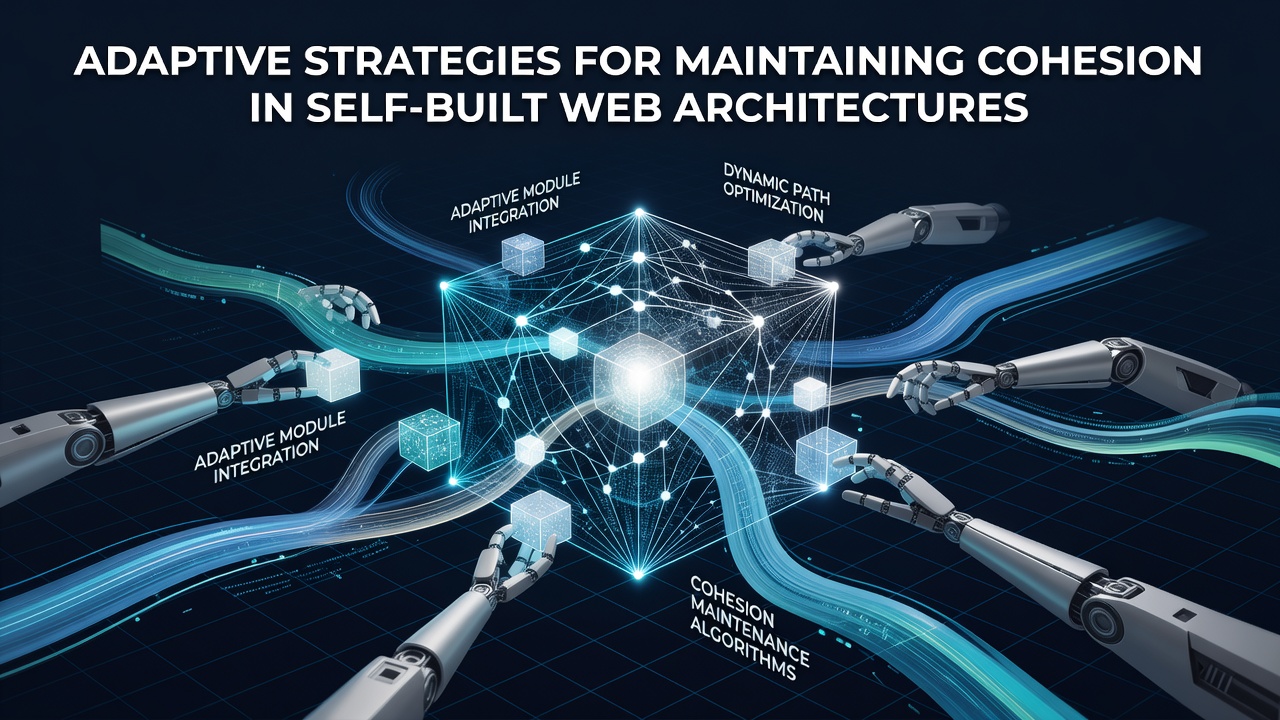 Adaptive Strategies for Maintaining Cohesion in Self-Built Web Architectures